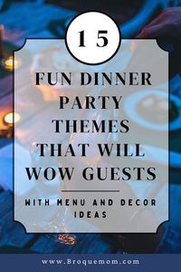 Explore 15 fun and memorable dinner party themes that are sure to leave a lasting impression on friends and family! Bring new excitement to your gatherings.