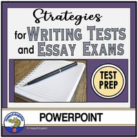 Test Taking Strategies for Writing Essay Tests PowerPoint