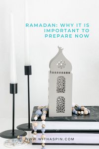 The sahabas prepared for Ramadan 6 months in advance so it is high time you start to prepare. Find why it's important to preprare now and how you can get started.