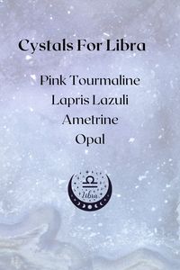 Healing crystals for the star sign Libra