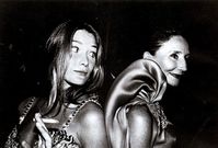 Jacqueline de Ribes with Carla Bruni, 1991