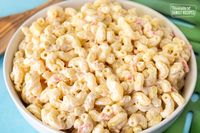 This Hawaiian Macaroni Salad is the real deal. A no-frills, creamy mac salad that is the perfect side dish for any BBQ or Luau!