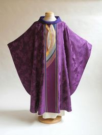 purple advent vestment