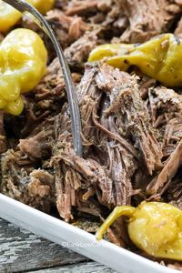 Crockpot Mississippi Roast (low carb/keto)