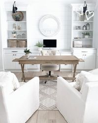 Home office does not necessarily have to be situated in a separate room. Of course, if you have the opportunity to convert a small room, your basement, or