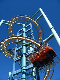 Time Warp at Canada's Wonderland (Vaughan, Ontario, Canada).