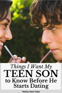 It’s all happening a little too fast for this mom’s heart. One minute, my son was playing with Nerf Guns and cracking fart jokes with his friends, and now he wants to start dating… Even though my son is quick to tell me that I’m totally clueless about the dating world, “OMG mom, that’s not how it works!” – there’s still plenty of timeless advice I feel compelled to share with him. #teendatingtips #teenagers #tweenagers #teensanddating #momadvice #parentingteens