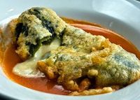 Chiles Rellenos Mexican Recipe at MexGrocer.com, a nationwide online grocery store for authentic Mexican food, cooking recipes, cookbooks and culture.