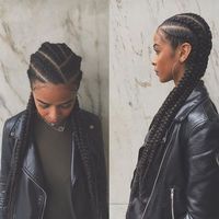 Lengthy With A Twist | Most commonly known as "goddess braids," cornrows, a style we've all grown up wearing, have been updated into a slew of chic variations.