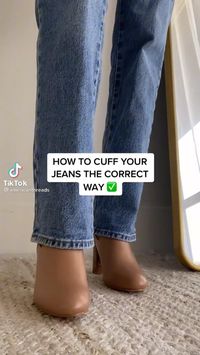 The perfect way to roll up your pants! Have you cuffed your jeans this way? Follow us for new style hacks every week!