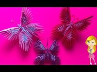 "Origami 3D Mariposa" / Butterfly Tutorial 蝶折り紙 - YouTube