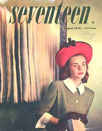 Seventeen Magazine August, 1946 #seventeenmagazine #vintageseventeenmagazine #newsletter #1946