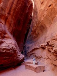 Erin Alberty | The Salt Lake Tribune Boulders sit between the towering cliffs of Singing Canyon in Grand Staircase-Escalante National Monument.