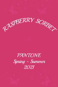 Pantone Raspberry Sorbet #pantone #fashion #trends #color #ss2021 #