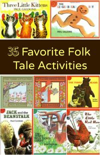 35 Favorite Folk Tale Activities...FUN, hands-on activities for young kids!