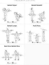 Barbell workout