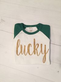 Girls st. Patricks day shirt st. Patricks day by emilyquinndesign