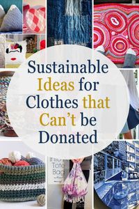 Dive into a world where every garment gets a second chance! Our comprehensive guide unveils 12 innovative upcycling ideas to transform clothes that can't be donated into fashionable pieces, eco-friendly home decor, and much more. Whether it's turning a beloved, threadbare tee into a chic accessory or repurposing denim into trendy home accents, we're here to inspire your next sustainable project. Join us in reducing waste and celebrating creativity with each stitch and snip!