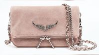 Scandinavian pink zadigetvoltaire purse itgirl  girlygirlaesthetic