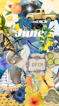 #summer #summervibes #summermoodboard #aestheticsummer #juneaesthetic #junevibes #summerinspo #blueaesthethic #yellowaethsetic