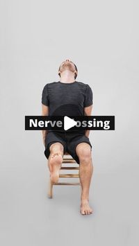 Lucas Rockwood on Instagram: "Nerve Floss for Sciatic Pain

Nerve flossing, or neural gliding, is a gentle technique that helps "floss" your nerves through surrounding tissue to relieve tension and irritation. It’s especially helpful for sciatica relief.

1️⃣Sit tall on a chair with your feet flat on the floor and hands on your thighs.
2️⃣Extend one leg straight out and flex your foot (toes pointing toward you). At the same time, tuck your chin toward your chest.
3️⃣Lower your leg and lift your head back to neutral.
4️⃣Repeat 8-10 times, then switch legs

Remember, not to push into any pain and aim to practice 1-2 times a day for gradual improvement"