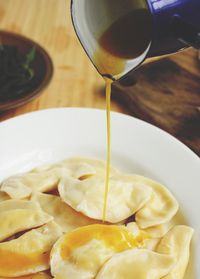 Home Made Pierogies. So incredibly cheap. The dough is really easy to work with too.