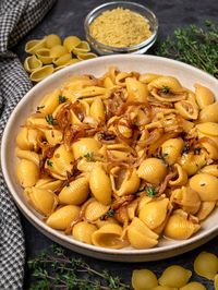 Vegan French Onion Pasta