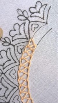 💥Superb hand embroidery stitch for neck band design🔥🔥