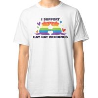 I Support Gay Rat Weddings   Gay Rat Wedding Pride  Essential T Shirt Easy 30 day return policy