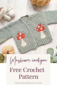 Brush up on your tapestry crochet with this Mushroom Baby Cardigan pattern! Create adorable woodland charm for your little one with easy-to-follow steps and colour coded chart. Perfect for beginners and seasoned crafters alike.