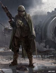 WWII Series - Gunman, James Paick on ArtStation at https://www.artstation.com/artwork/wwii-series-gunman