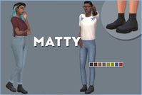 Matty Shoes by ardoismi via tumblr (Hiatius) | Shoes - Booties - Unisex | BCG | Sims 4 | TS4 | Maxis Match | MM | CC | pinned by sueladysims