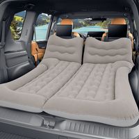 Our inflatable car mattress perfect for your outdoor adventures and self-driving tours. Made of high-quality flocking and PVC materials, this mattress provides comfort and durability. It offers ample space for resting or sleeping, whether you're camping outdoors or embarking on a road trip, this mattress is the ideal companion for relaxation and rest. Easy to set up and pack away, it's a versatile and convenient solution for your travel needs. Item Specification: Color: Gray.