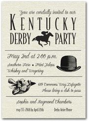 Kentucky Derby Party Invitations @TheInvitationShop