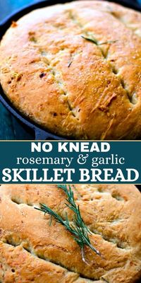 Embark on a journey into making homemade bread with this easy and quick No Knead Skillet Bread recipe. Perfect for bakers of all levels, this bread requires minimal hands-on time but delivers maximum flavor and an irresistible crust paired with a soft middle.