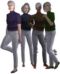 Mod The Sims - 2 More H&M Conversions for Elders