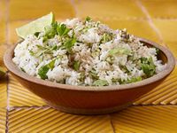 This cilantro lime rice is easy to make and ready to serve in just 30 minutes. Perfect with salmon or chicken, or to jazz up burrito bowls and tacos.