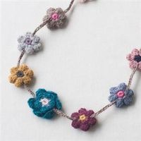 Oeuf　アクセサリー  ALPACA FLOWER NECKLACE