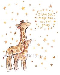 i love you -- giraffe