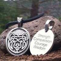 Bear ~ Celtic Strength Pewter Necklace (am looking at the celtic bear design as a possible tattoo)