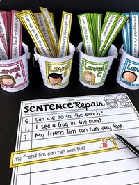 Sentence Repair Workshop by My Teaching Pal | Teachers Pay Teachers