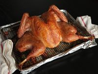 It's the fastest way you'll ever cook a turkey. It also delivers stunningly crisp skin, and perfectly cooked breast and leg meat along with a flavorful gravy.