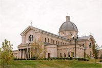 An exterior view of the gorgeous new cathedral in Knoxville, TN