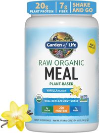 Amazon.com: Garden of Life Raw Organic Meal Replacement Shakes - Chocolate Plant Based Vegan Protein Powder, Pea Protein, Sprouts, Greens, Probiotics, Dairy Free All in One Shake for Women and Men, 28 Servings : Everything Else