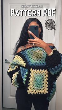 This PDF pattern includes images , diagrams , and clickable links for visual learners . This beautiful sweater takes about 8 hours.Super easy to follow, perfect for the fall/winter season! Follow along