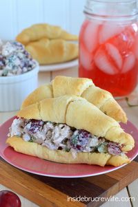 Cherry Walnut Chicken Salad with Cilantro