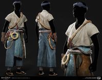 ArtStation - GHOST OF TSUSHIMA - BOWYER, LITTLE RED ZOMBIES