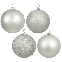 Variety Of Finishes This Set Includes Matte Shiny Glitter And Sequin Finished Ball Ornaments For A Touch Of Variety To Any Holiday Decorating Projectshatterproof Plastic This Vickerman Ornament Pack Is Made From Shatter Resistant Plastic For Extended Protection From Breakingreliable And Ready To Hang Secured Cap With Floral Wire To Ensure It Is Reliable And Ready To Hang Simply Remove From The Box And Start Decoratingexceptional Addition To Any Collection This Unique Vickerman Ornament Pack Matches Well With A Variety Of Decor And Goes Perfectly On A Holiday Tree Or Wreathpack Of 16 Ornaments Includes 16 Ornaments Per Pack For A Convenient And Costeffective Option Shop With Confidence Knowing That Vickerman Has Been A Trusted Industry Leader For More Than 80 Years