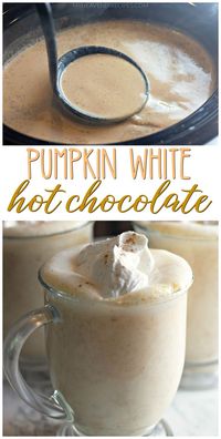 Pumpkin White Hot Chocolate