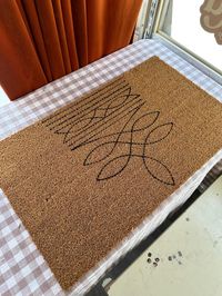 Western Style Boot Stitch Doormat